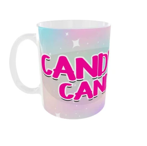 Taza Candy con rosa - Imagen 2